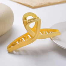 Korea Solid Matte Acrylic Hair Claws Hair Clip Cross Barrettes Hair Clip Hair Accessories Hair Accessories