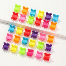 Colored Women Small Claw Clip Headdress Mini Hair Clips Girls Bangs Clip Hair Claw Kid Hair Accessories