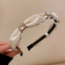 Women Girls Headbands Bling Rhinestone Hairbands Daily Headwear Bangs Hair Holder Crystal Headdress Bride Wedding Hair Jewelry