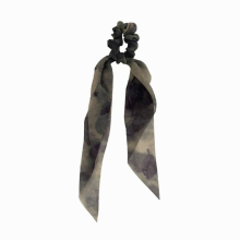 Single Printed Scrunchie Elastic Hair Band Women Temperature Hair Scarf Bows Rubber Ropes Girls Hair Ties Hair Accessory