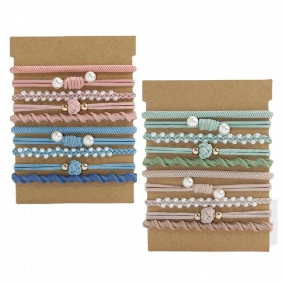 20 Boho Hair Tie Boho Bracelet Hair Ties Elastic Hair Tie Bracelet Ponytail Hold-image-OPC-PCWP6RB-NEW
