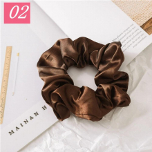 Vintage Autumn and Winter Women Solid Rubber Bands Sweet Headwear
