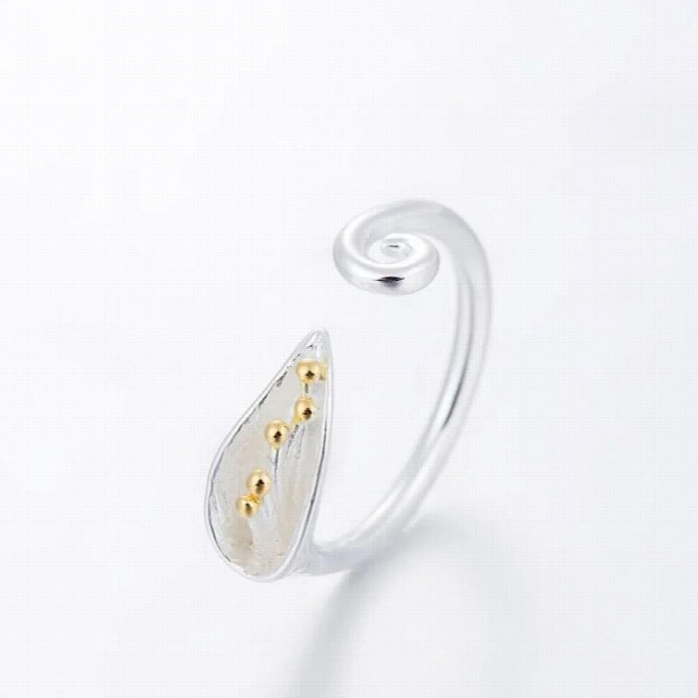 925 Sterling Silver Flower Adjustable Ring For Women Party Fine Jewelry Minimalist Punk Accessories-image-OPC-PCWP7K9-NEW