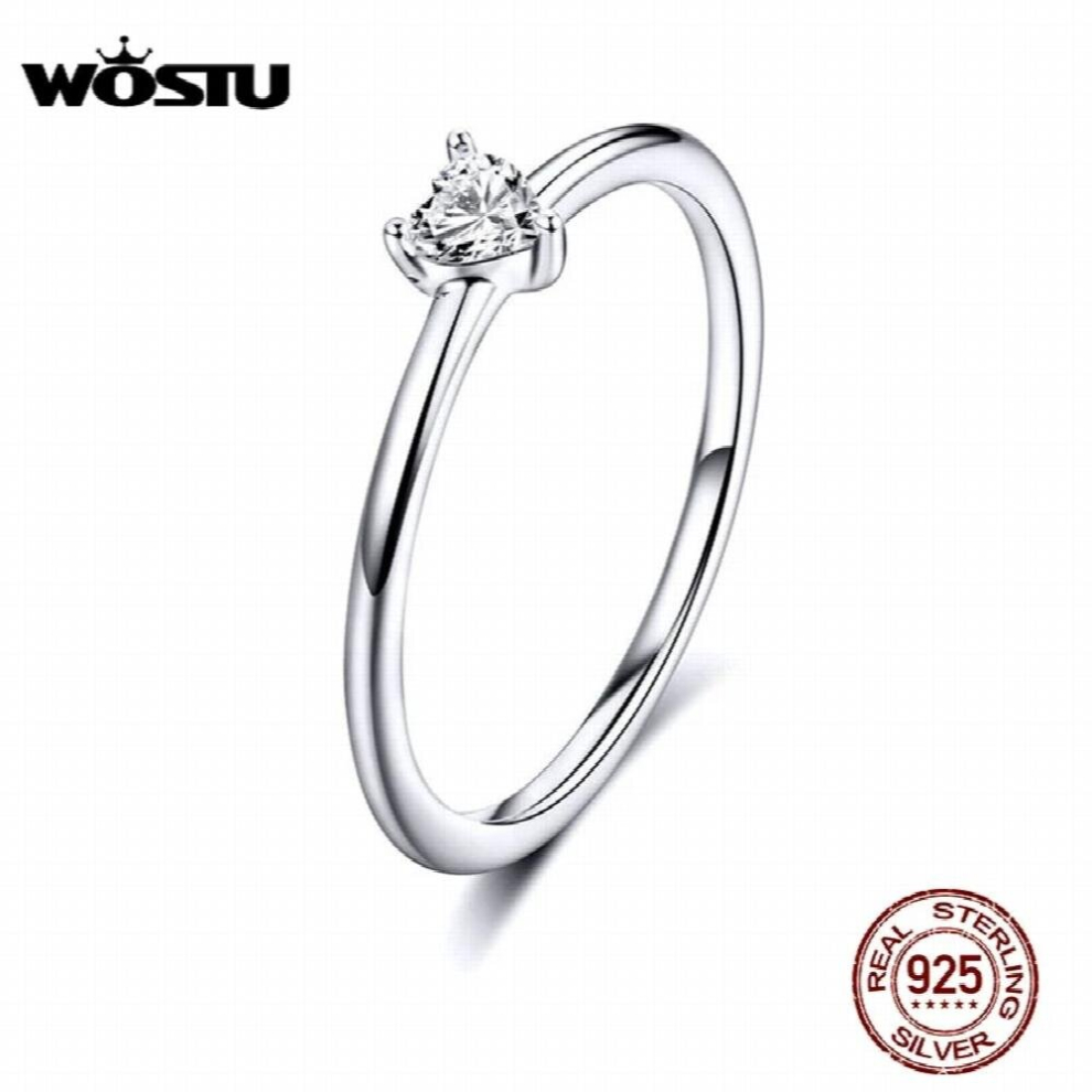 Heart Highlights Ring 925 Sterling Silver Clear CZ Dazzling Crystals Rings Finger For Women Elegance Fine Jewelry CQR498-image-OPC-PCWP7VQ-NEW