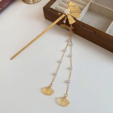 Chinese Hair Jewelry Retro Chopsticks Style Hair Pins and Clips Long Tassel Step Shake Hair Sticks Forks for Women Girls