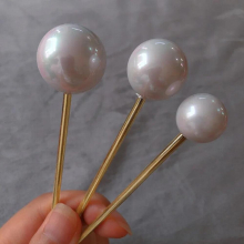 Muylinda Women Shell Pearls Hair Sticks U Sharpe Hair Clips Hairpin for Bride Women Wedding Hair Accessories