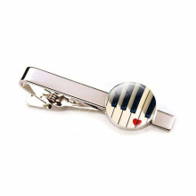 Guitar Tie Clips Music Tie Pins Musical Instrument Piano Guitar Clarinet Flute Print Men Tie Bars Suit Accessories