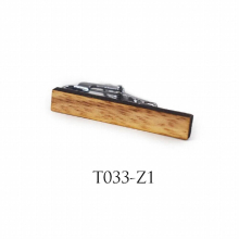Linbaiway Wood Tie Clips for Mens High Man Wooden Tie Clip Accessory Wedding Business Necktie Wooden Tie Bar Gift