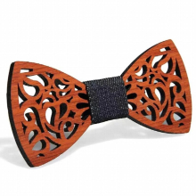 Laser Cutting Wooden Floral Bowtie Creative Hollow Butterflies Wedding Suit Krawatte Bowknots Slim Tie For Men