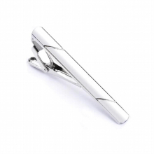6*0.6cm Tie Clip for Men Metal Tone Bar Clasp Practical Necktie Accessories Clasp Tie Pin for Mens Collar Clip
