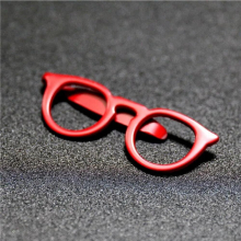 Mens Shirt Tie Clip Metal Glasses Ties Clips Business Brooch Small Brooch Lapel Pin Double Use Jewelry for Men