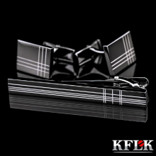 High Cuff links necktie clip for tie pin for mens tie bars cufflinks tie clip set guests Arrival