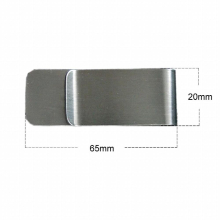 Beadsnice Stainless Steel Personalized Money Clips Metal Money Clip Bar Wallet Replace Parts Cash Holder Men Jewelry ID26424
