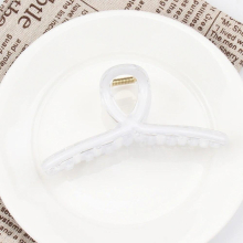 Style Acrylic 11.5CM Solid Drop Claw Headwear Summer Mermaid Shark Clip Girls Accessories For Women Gift