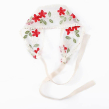 Embroidery Bohemia Bandana Net Gauze Headband For Women Bridal Headband Ttied Hair streamer Girl Hair Accessories