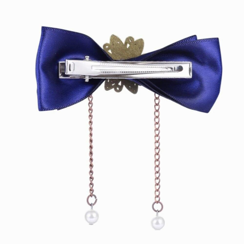 Steampunk Accessories Ribbon Bow Hair Clips 2