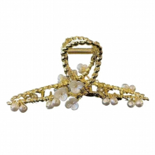 High-end Flower Large Grab Clip Temperament Hairpin Ponytail Claw Clip Shark clip Women Hair Clip Hair Accessories