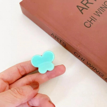 Ins Hot Selling 2.8CM Mini Butterfly Hair Claw Clips Female Contracted Temperament Acetate Side Clip Hair Accessories