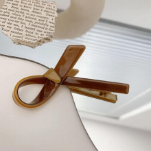 Creative Morandi Ribbon Clips Sweet Little Fresh Acetic Acid Duck Beak Clip Hair Accessories For Woman Girls