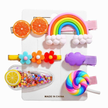 Girls Hair Clips Hairpin Korea Ins Lovely Childrens Series Hair Clips HeadWear Hair Accessories for Girls Present hairstick