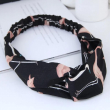 Bohemian Print Headband for Women Cross Turban Bandage HairBands Women Girls Elastic Hairbands Hair Ornament Holder Hair Bands