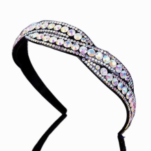 For Women Shinny Hair Hoop Sweet Girls Headband Non-slip Rhinestone Toothed Hairband Vintage Female Hair Accessories