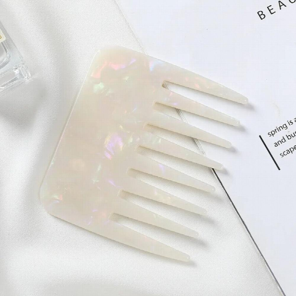 And Japan Acetic Acid Sheet Hair Comb Anti-Static Comb Stylish And Marbling Leopard Print Wide Tooth Comb