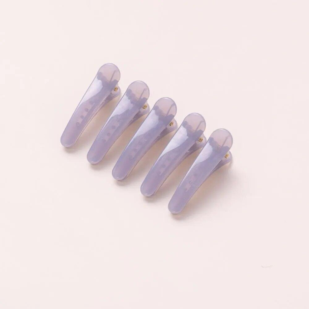 Unisex Multicoloured 10 Pcs/Lot Plastic Salon Styling Duckbill Clip Basic Hair Grip Hairdressing Sectioning Cutting Hair Clamps Clip