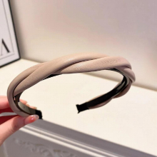 KAITIN Koreas Leather Hair Jewelry for Women Temperament High Top Pressure Hair Band Hair Accessories Female