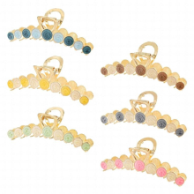 Large Hair Claw Clip Strong Holding Crystal Hair Jaw Paw Clasps Barrettes