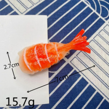 Fun Creative Simulation Food Japanese Sushi Hairpin Salmon Hairpin Fun Hairpin Hair Accessories Side Clip
