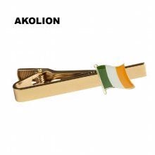 Metal Tie Bar Saudi Arabia Flag Tie Pin Bussiness Tie Clips Top for Men Clothing Accessories
