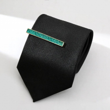 Multicolor Mens Tie Clip Personality Rendering Red Green Neck Length 5.5cm Men Wedding Accessories