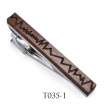 Tie Clip Classic Style Pin Clasp Bar Wood Male Business Necktie Clip Clasp Metal Men Jewelry Tie Bar
