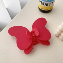 Ins Hot Selling Oversized Butterfly Double-layer Hair Claw Three-Dimensional Plastic Candy Hair Clip Claw For Woman Girls