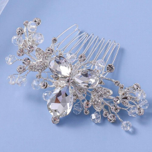 Bridal Wedding Hair Accessories Crystal Hair Comb Clips for Women Rhinestone Hair Jewelry Bride Headpiece Party Bridesmaid Gift