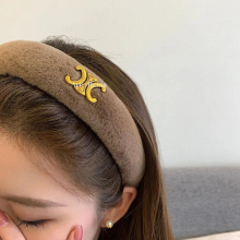 Solid Velvet Bezel Women Headband Girls Vintage knit Hair Bands Soft Hairband Headwear Hair Rubbers Elastic Hair Bands