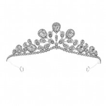Rhinestones Crown Hairbands for Women Temperament Headbands Bride Wedding Party Hair Accessories
