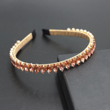 Colorful Hair Accessories Vintage Little Crystal Baroque Hairband For Women 873