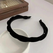 Korea and Japan Small Number Of Twist Velvet Fine Hair Hoop Temperament Senior Pressure Sensitive Hair Hoop Hair Clip