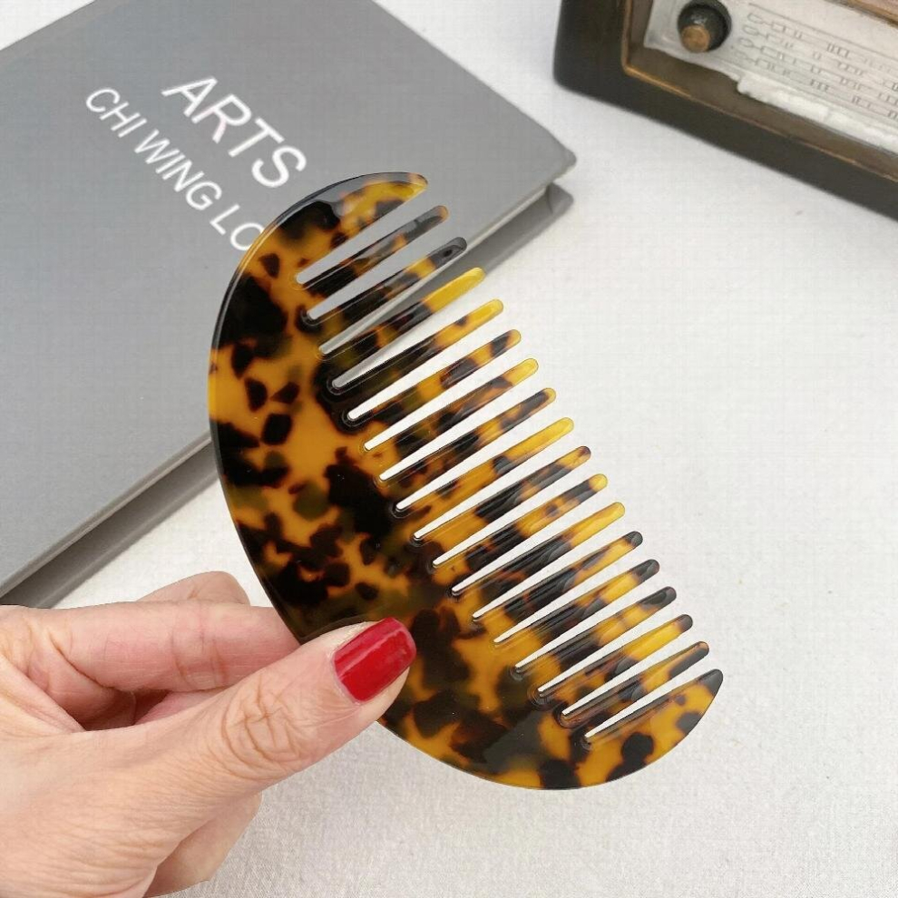 Hot 11.8cm U-Shape Semicircle Colorful Marble Acetate Hair Combs Hair Accessories