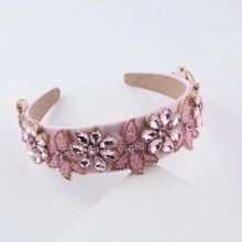 Hair Hoop Crystal Drill Baroque Ladies Head Hoop Hair Hoop High-End Retro Hair Accessories Women 883