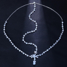 XSBODY Boho Bridal Wedding Head Chain Cubic Zirconia Leaf Forehead Headband Chain Hair Jewelry for Women Headpiece