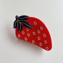 Hair Accessories Fruit Acetate Hair Clip Claw Female High Strawberry Watermelon Lemon Shark Clip For Women Girls