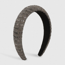 Sparkly Full Crystal Hairband Women Hair Accessories Jewelry Baroque Padded Head Band Rhinestone Headband Tiara Headdress