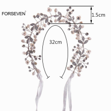 Wedding Hair Accessories Bridal Jewelry Rhinestone Headbands Pearls Beaded Hairbands Fairy Headpieces for Women Girls