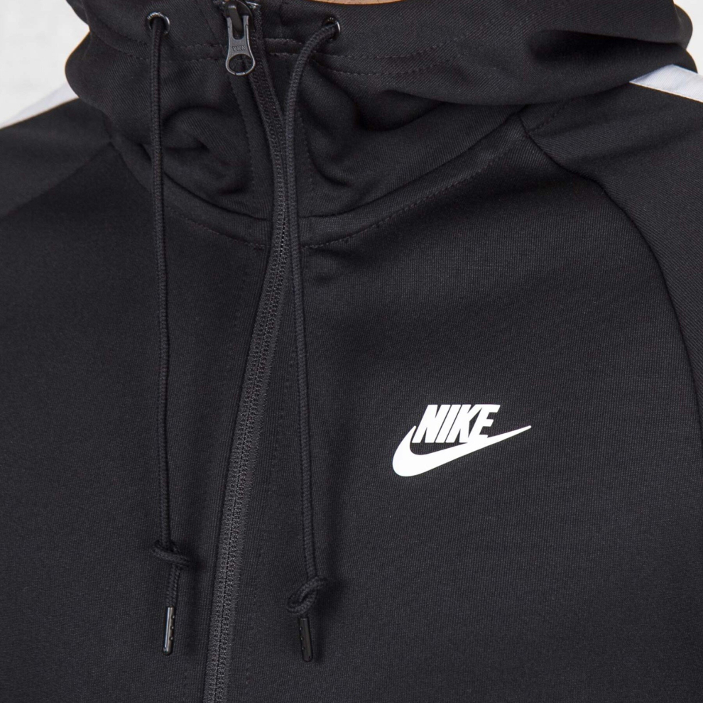 Nike tribute poly tracksuit in black best sale