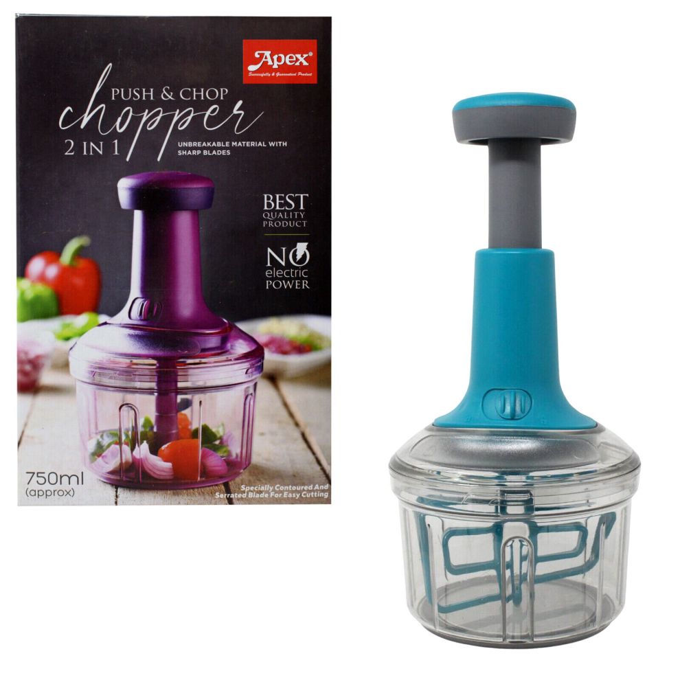 Manual Hand Press Food Vegetable Chopper Garlic Onion Cutter