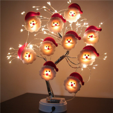 (Santa Claus) 9.8ft Christmas Tree String Light Decorations
