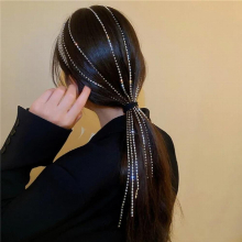 Long Tassels Multilayer Hair Hoop Contracted Crystal Headband Hairpin Restoring Ancient Ways